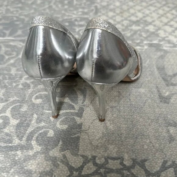 ALDO glitter sprakly silver high heel size 7 - Picture 10 of 11